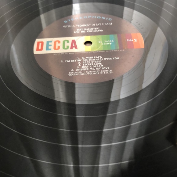 Bert Kaempfert With A Sound In My Heart Vinyl Lp '61 - Picture 3 of 9